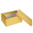 Набор коробок 3 в 1, жёлтый, 32,5 х 22 х 15 - 25 х 16 х 11 см - Фото 2