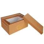 Набор коробок 3 в 1, оранжевый, 32,5 х 22 х 15 - 25 х 16 х 11 см - Фото 6