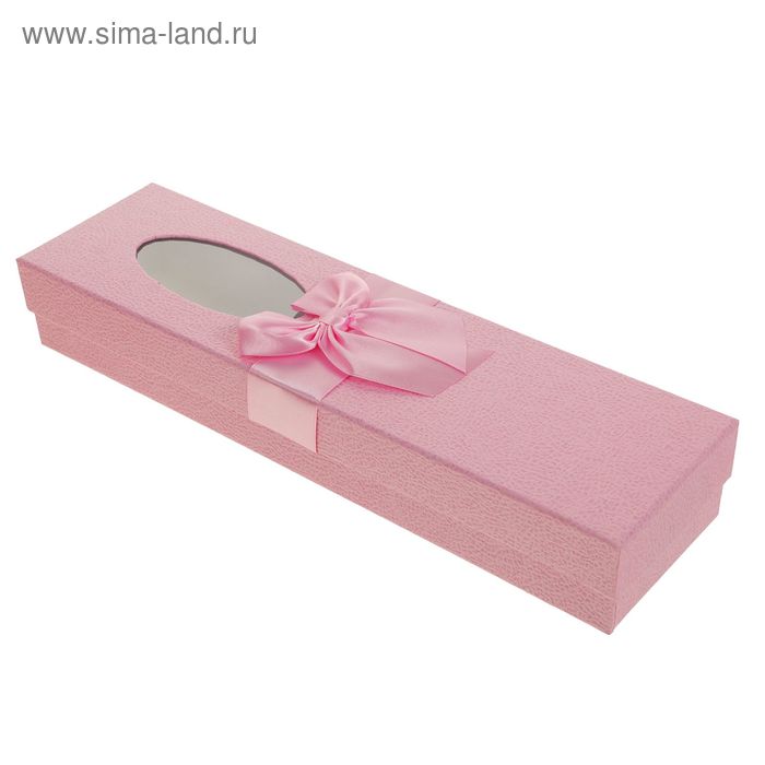Коробка подарочная, цвет розовый, 36 х 9,5 х 6,5 см - Фото 1