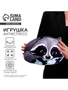Подушка декоративная антистресс «Енот», 31×20 см - Фото 1