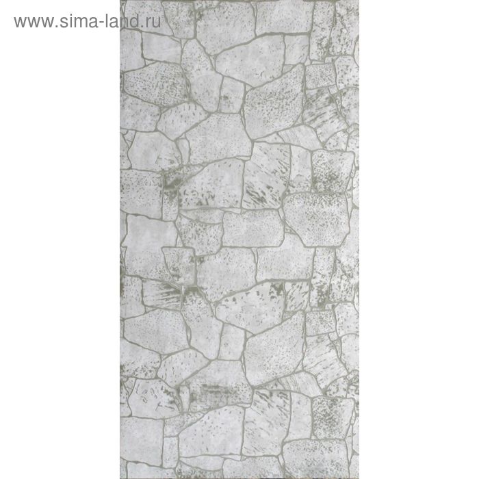 Панель МДФ листовая, камень, белый, 2440 × 1220 мм - Фото 1