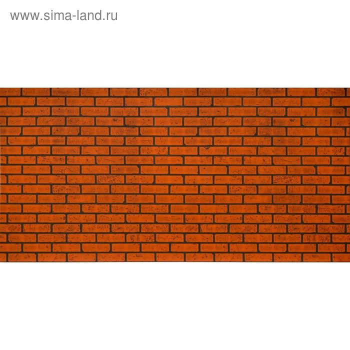 Панель МДФ листовая, кирпич, натуральный, 2440×1220 мм - Фото 1