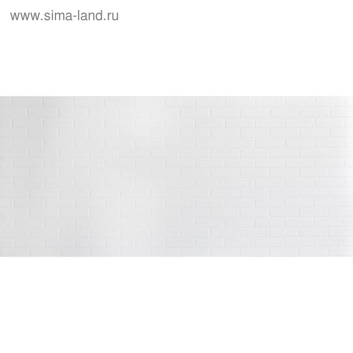 Панель МДФ листовая, кирпич, Арктика, 2440 × 1220 мм - Фото 1