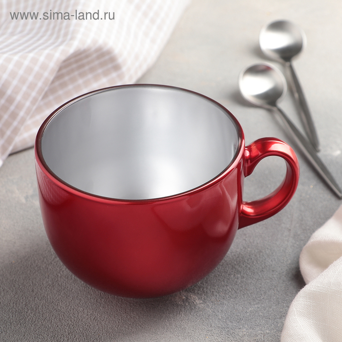 Бульонница 500 мл Flashy Colors, цвет красный - Фото 1