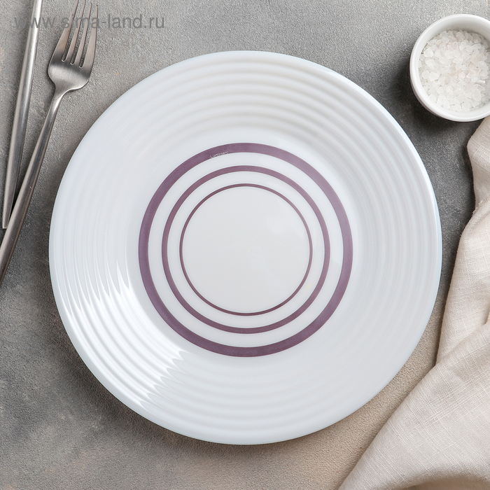 Тарелка обеденная 25 см Harena Purple - Фото 1