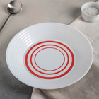 Тарелка суповая 23,5 см Harena Red - Фото 2