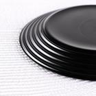 Тарелка десертная Harena Black, d=19 см, цвет чёрный - Фото 3