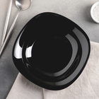 Тарелка глубокая Carine Black, d=23,5 см, цвет чёрный - Фото 2