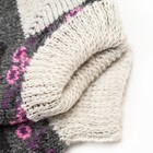 Носки женские шерстяные укороченные, цвет серый, размер 25 - Фото 3