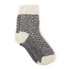 Носки детские шерстяные "Фактурная вязка", цвет тёмно-серый, размер 16 - Фото 2