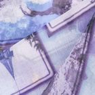 Палантин текстильный, размер 90х180, цвет голубой PC3115_V1 - Фото 3