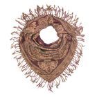 Платок текстильный, размер 100х100, цвет коричневый F565_4 - Фото 1
