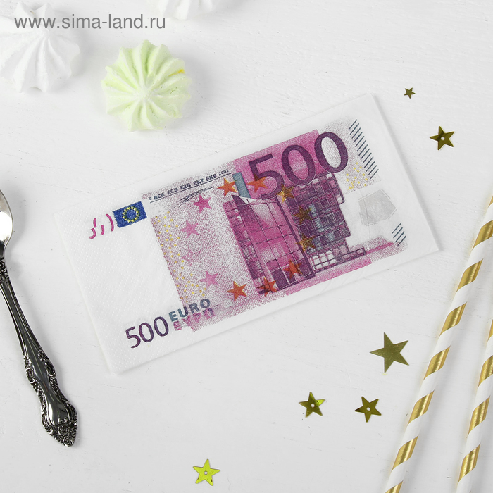 Носовые платки бумажные «500 евро» - Фото 1