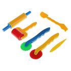 Набор для лепки «Каляка-Маляка», 6 предметов, пластик - Фото 2