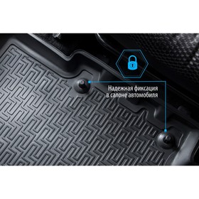 

Коврики салона RIVAL, Skoda Kodiaq 3 ряд 2017-н.в., 15105004