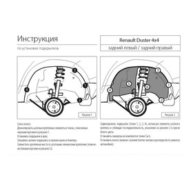 

Подкрылок задний правый RIVAL, Renault Duster 2011-2021, 44701004