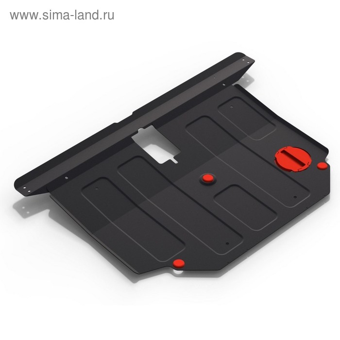 Защита картера и КПП АвтоБРОНЯ для BYD F3 (V - 1.5; 1.6) 2007-2014, сталь 2 мм, с крепежом, 111.05722.3 - Фото 1