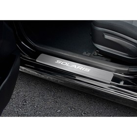 

Накладки порогов RIVAL, Hyundai Solaris 2017-н.в., NP.2312.3