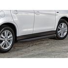 Пороги алюминиевые "Premium-Black" Rival для Mitsubishi ASX 2017-, 173 см, 2 шт., A173ALB.4005.1 - Фото 2
