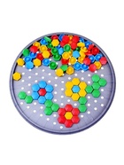 Мозаика шестигранная, 120 элементов (круглая пласт.коробка) - Фото 2