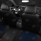 Авточехлы для Chevrolet Orlando 2 с 2018-н.в., 7 мест, джип, жаккард, креп, экокожа, цвет готика, чёрный - Фото 7