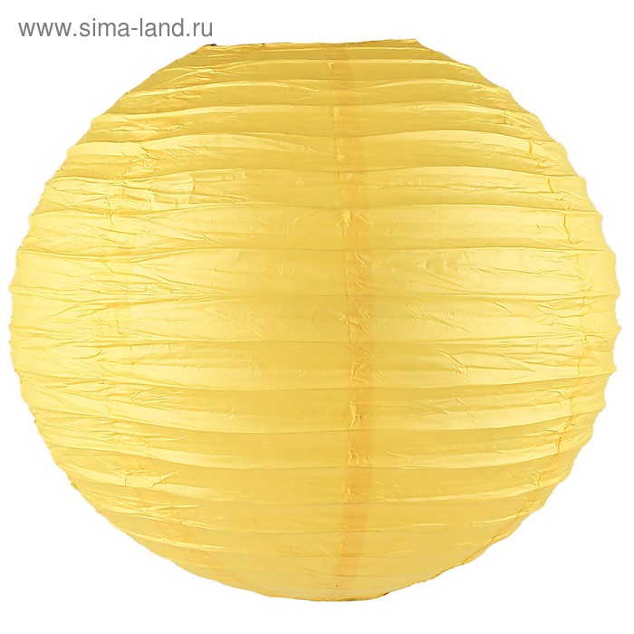 Китайский фонарик, цвет жёлтый - Фото 1