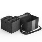 Автомобильная сумка, экокожа, чёрно-серая - Фото 3