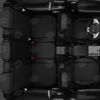 Авточехлы для Datsun Ondo с 2014-2019 г., седан, жаккард, экокожа, цвет готика, чёрный - Фото 8