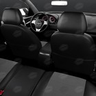 Авточехлы для Datsun Ondo с 2014-2019 г., седан, креп, экокожа, цвет чёрный - Фото 7