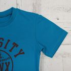 Костюм для мальчика (футболка, шорты), размер 32, рост 122, цвет голубой КМ-3 - Фото 7