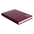 Ежедневник недатированный А5, 128 листов, обложка бумвинил, бордовый - Фото 2