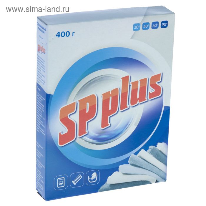 Порошок стиральный SP Plus, 400 г - Фото 1