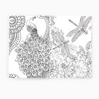 Раскраска - антистресс, альбом «Таинственный мир животных» А6 - Фото 3