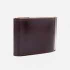 Зажим для купюр, цвет коричневый - Фото 2