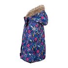 Комплект зимний (куртка, полукомбинезон) для девочки, рост 110 см, синий - Фото 3