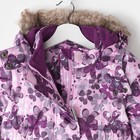 Комплект зимний (куртка, полукомбинезон) для девочки, рост 98 см, розовый - Фото 5