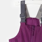 Комплект зимний (куртка, полукомбинезон) для девочки, рост 100 см, розовый - Фото 4