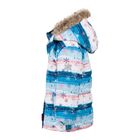 Комплект зимний (куртка, полукомбинезон) для девочки, рост 120 см, синий - Фото 3