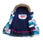 Комплект зимний (куртка, полукомбинезон) для девочки, рост 120 см, синий - Фото 5