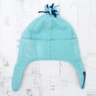 Комплект зимний для мальчика (шапка и шарф-снуд), размер 52, цвет синий W47301 - Фото 4
