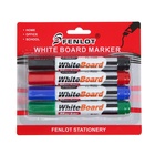 Набор маркеров для флипчарта, 4 цвета, 3 мм, блистер - Фото 4