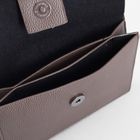 Клатч жен Дорис, 19*2*13,5см, 2 отд на клапане, длин ремень, коричневый - Фото 5