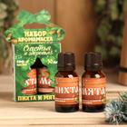 Набор эфирных масел 2 шт по 15 мл, пихта и мята "Счастья и здоровья!" - Фото 1