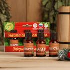 Новогодний набор эфирных масел «Жаркой баньки!», пихта, кедр и чабрец, 3 шт. по 15 мл - Фото 1