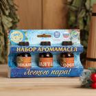 Новогодний набор эфирных масел «С Новым годом! С легким паром!», сосна, эвкалипт и мята, 3 шт. по 15 мл - Фото 3