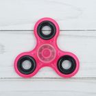 Спиннер светится в темноте, цвет розовый - Фото 1