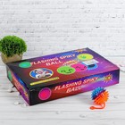 Мяч «Ёжик», световой, с пищалкой, 6.5 см, цвета МИКС - Фото 3