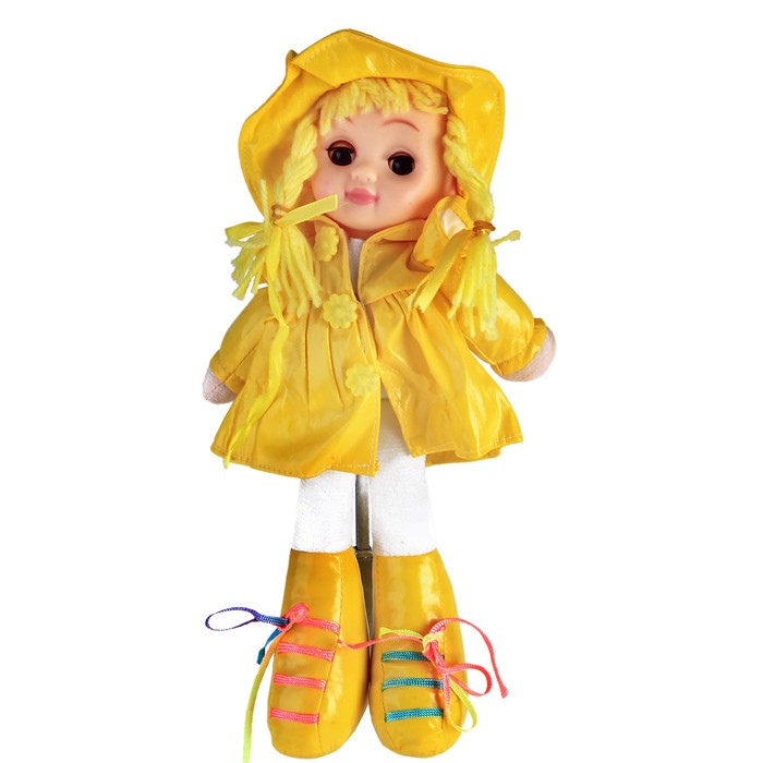 Мягкая игрушка «Кукла», в кожаном сарафане и шляпе, цвета МИКС - фото 1905310641