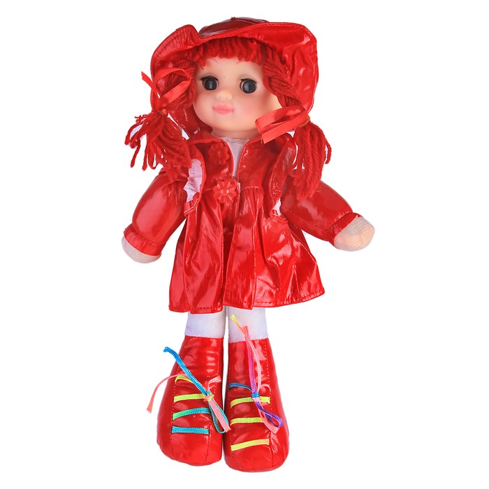 Мягкая игрушка «Кукла», в кожаном сарафане и шляпе, цвета МИКС - фото 1905310642