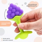 Прорезыватель силиконовый Крошка Я «Виноградик», на ножке - Фото 2